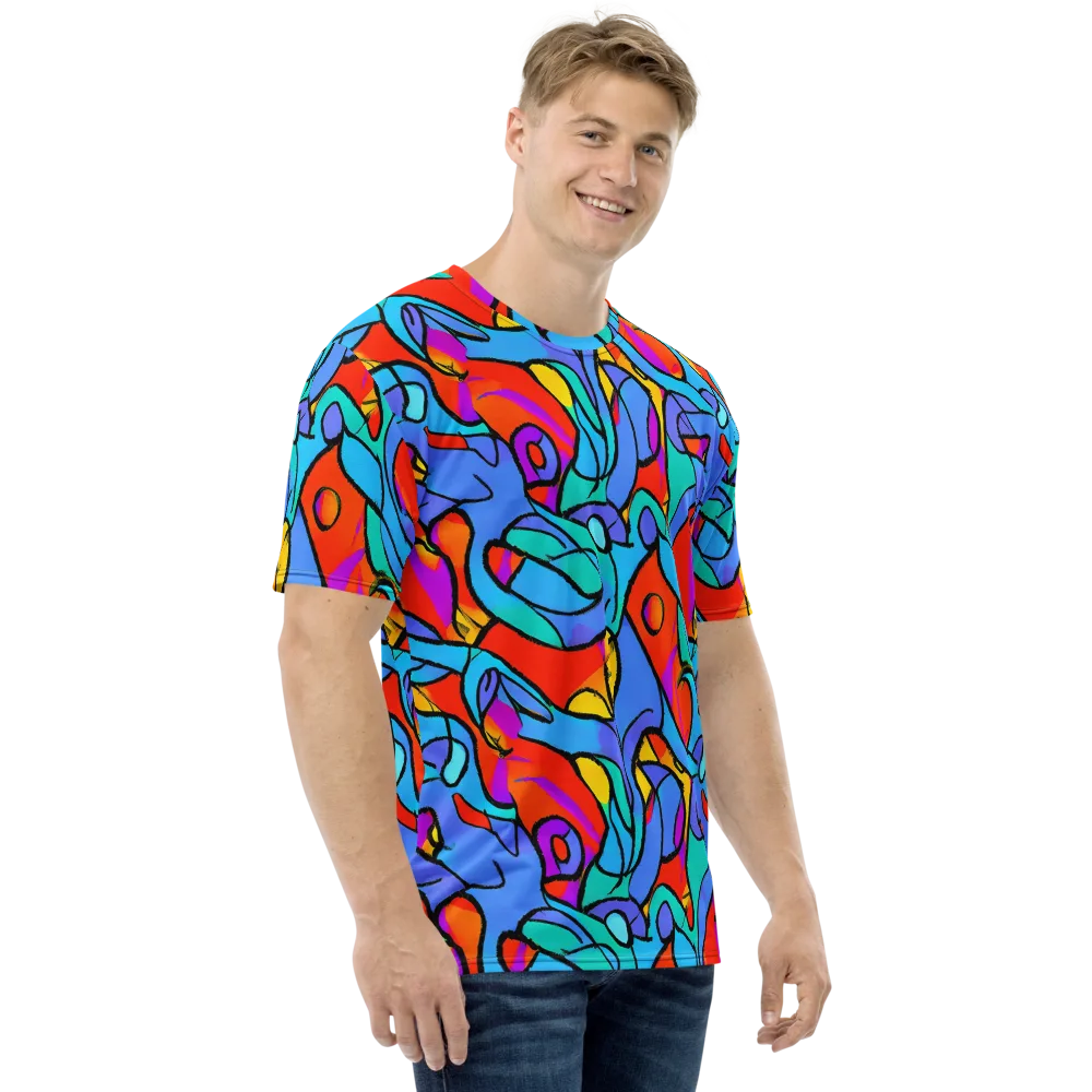 Prism Botanica on Men's Crew Neck T-Shirt — Right