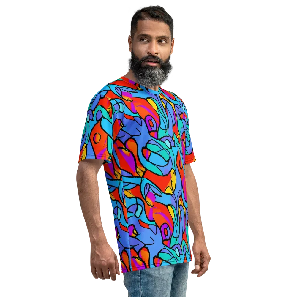 Prism Botanica on Men's Crew Neck T-Shirt — Right