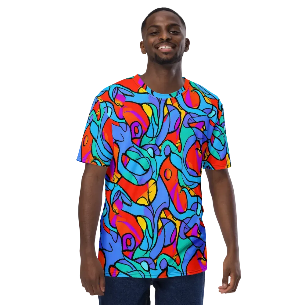 Prism Botanica on Men's Crew Neck T-Shirt — Front