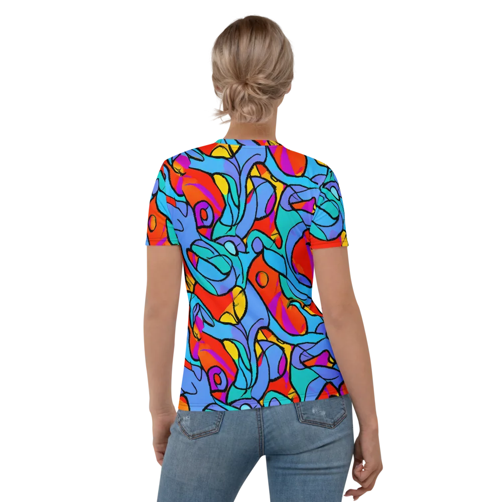 Prism Botanica on Women's Crew Neck T-Shirt — Back