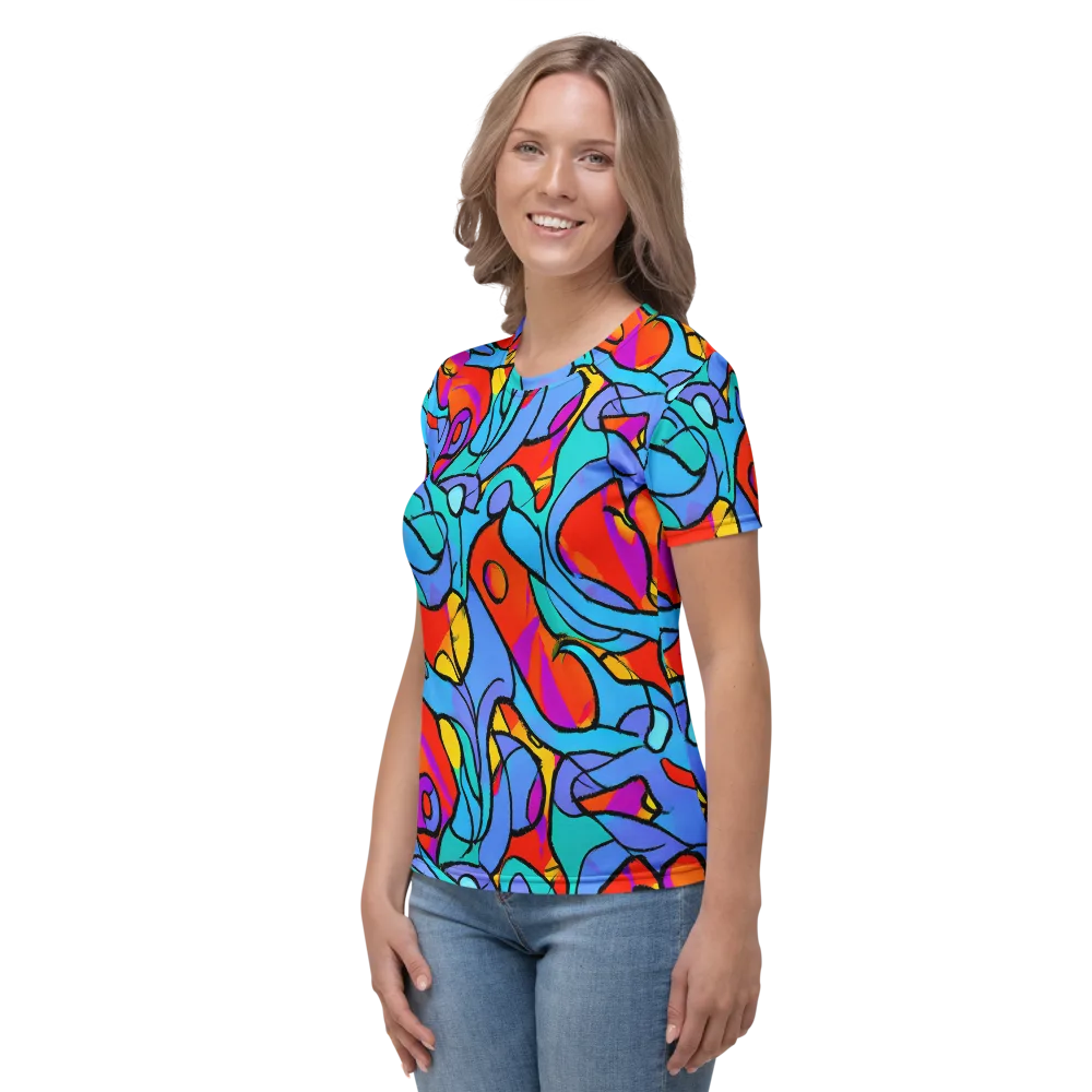 Prism Botanica on Women's Crew Neck T-Shirt — Left