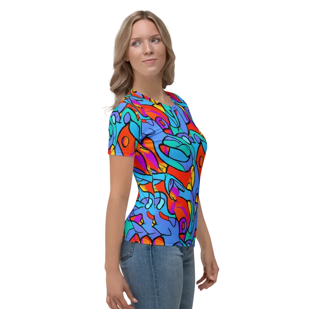 Prism Botanica on Women's Crew Neck T-Shirt — Right