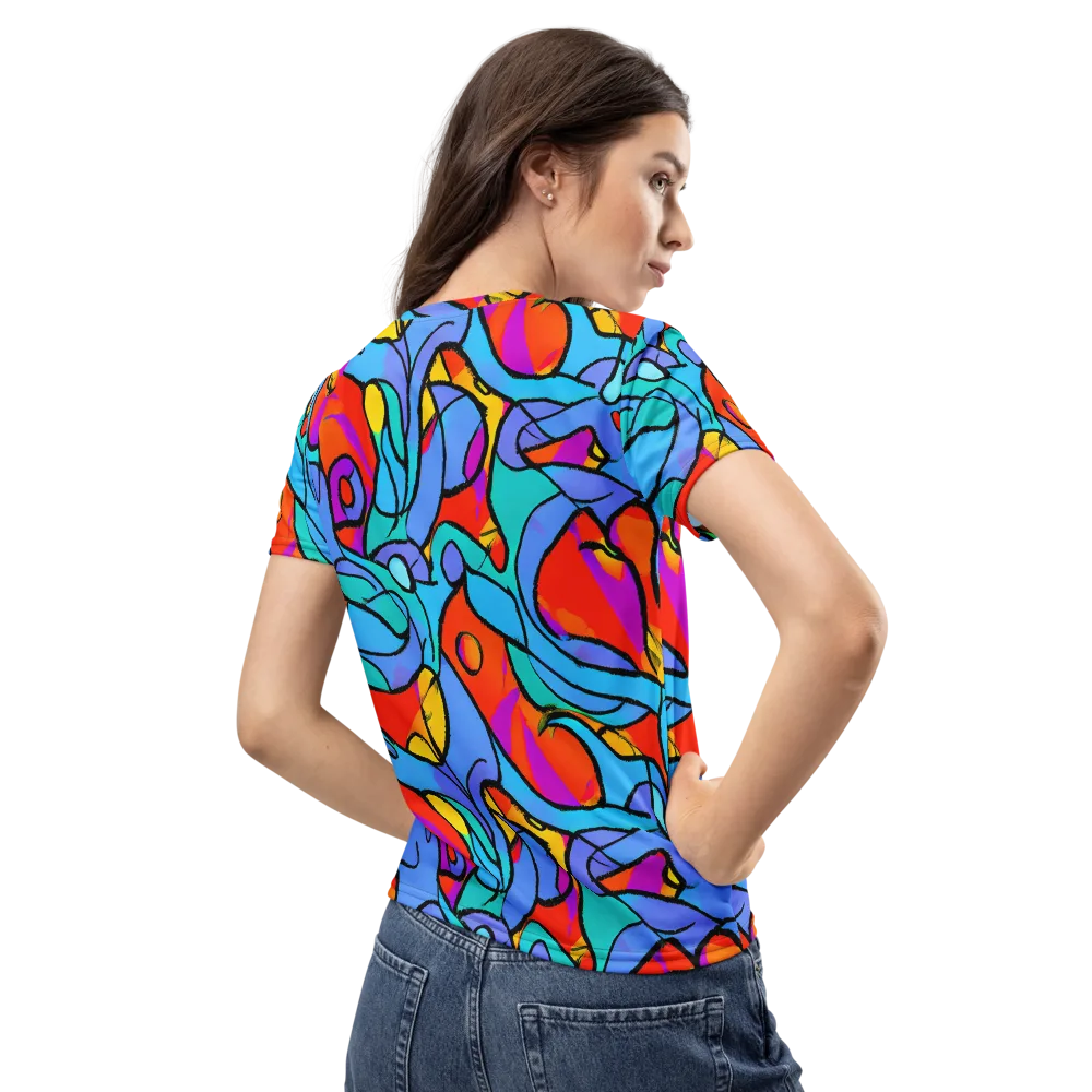 Prism Botanica on Women's Crew Neck T-Shirt — Back