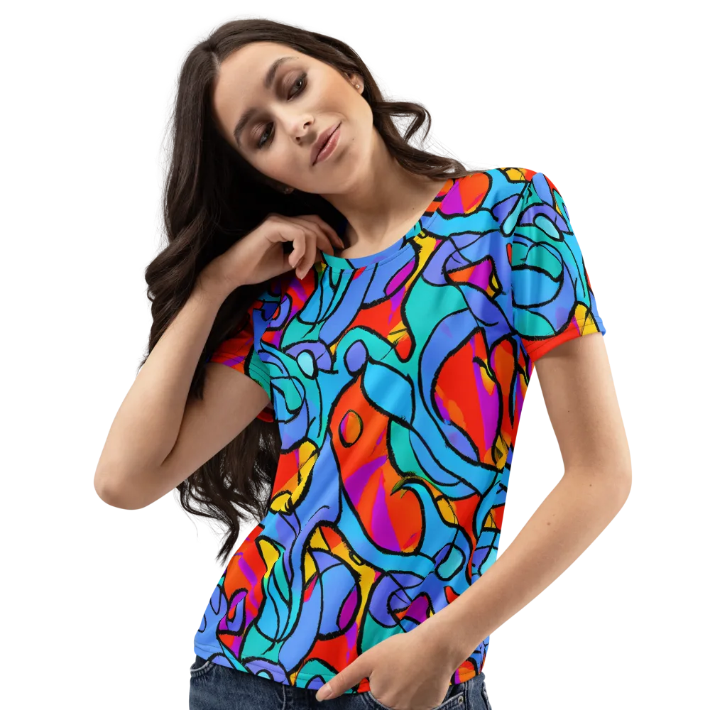 Prism Botanica on Women's Crew Neck T-Shirt — Left Front