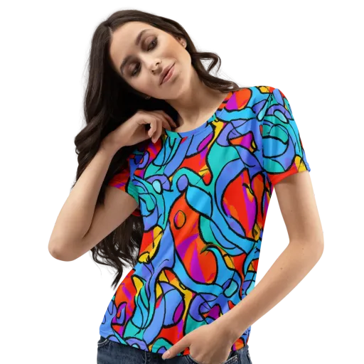 Prism Botanica on a Women's Crew Neck T-Shirt