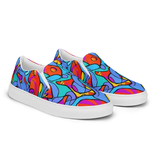 Prism Botanica on a Men's Slip-On Canvas Shoes