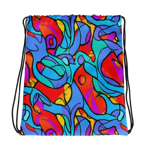 Prism Botanica on a Drawstring Bag