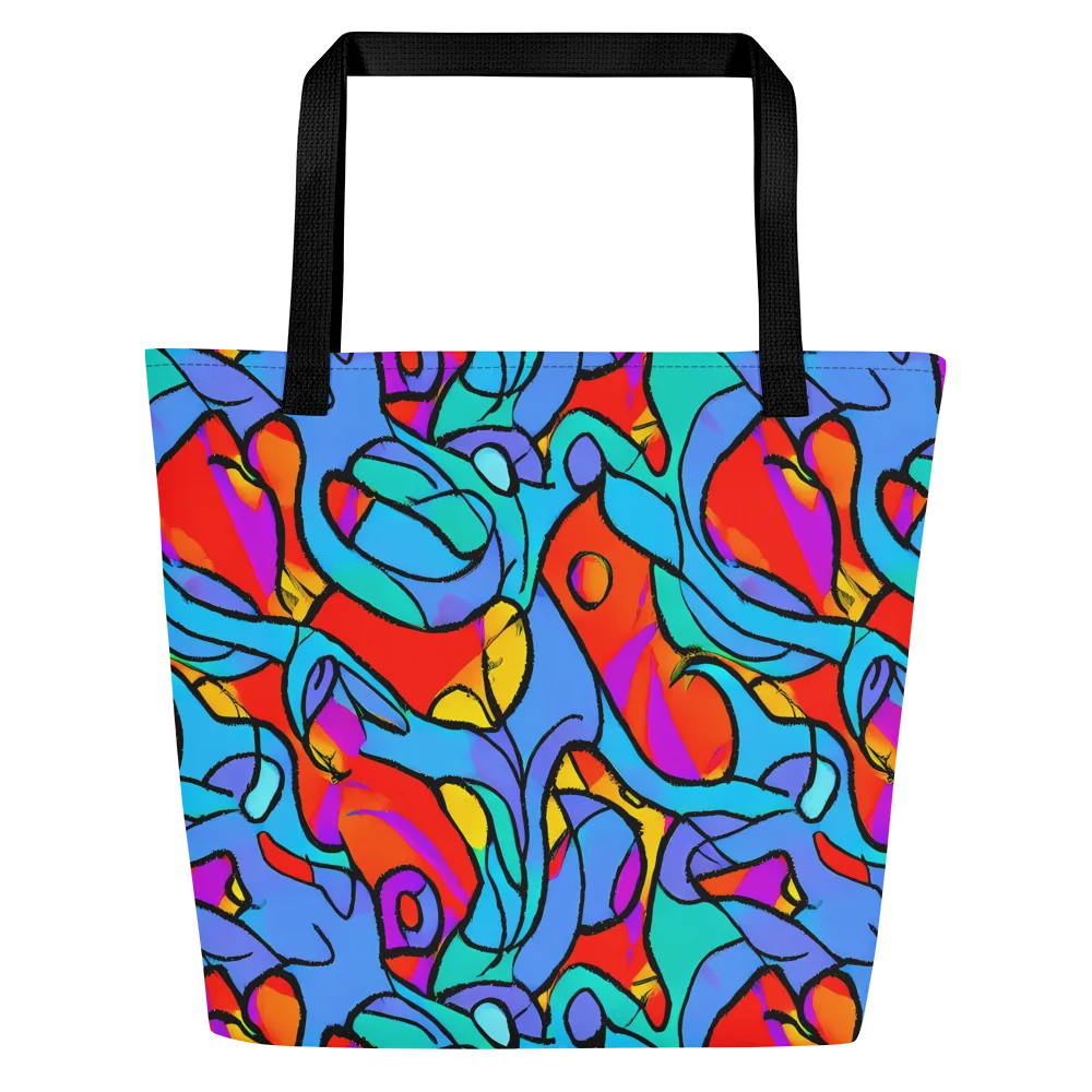 Prism Botanica on Large Tote Bag W/ Pocket — Front