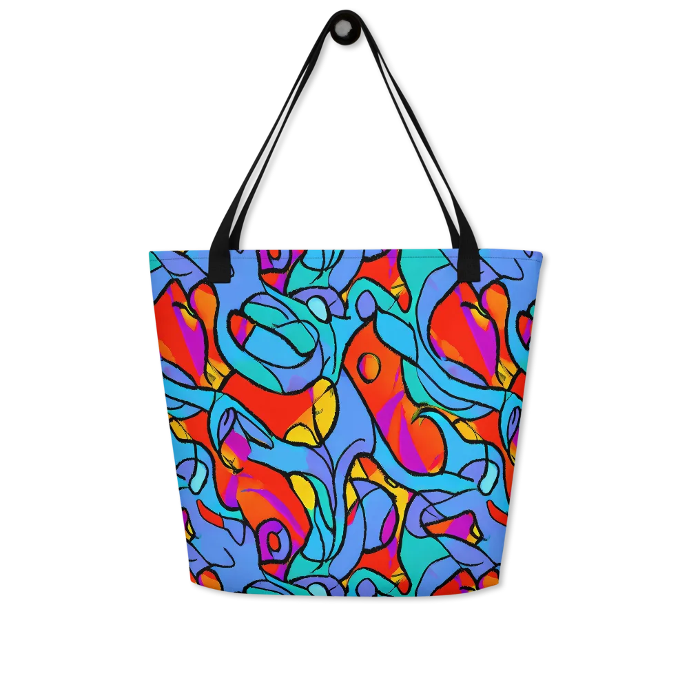 Prism Botanica on Large Tote Bag W/ Pocket — Front
