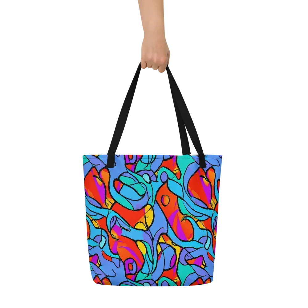 Prism Botanica on Large Tote Bag W/ Pocket — Front