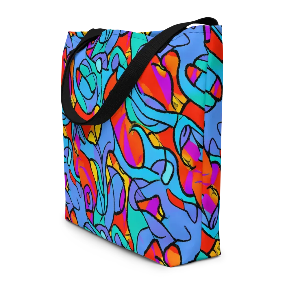 Prism Botanica on Large Tote Bag W/ Pocket — Front