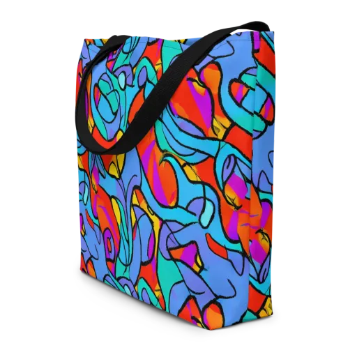 Prism Botanica on a Large Tote Bag W/ Pocket