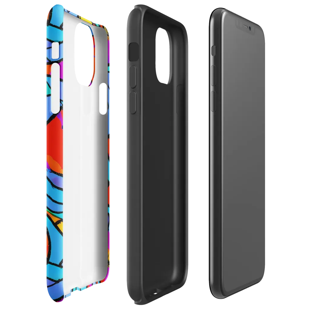 Prism Botanica on Tough Case for iPhone® — Right