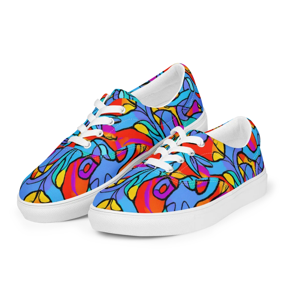 Prism Botanica on Men's Lace-Up Canvas Shoes — Left Front