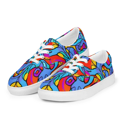 Prism Botanica on a Men's Lace-Up Canvas Shoes