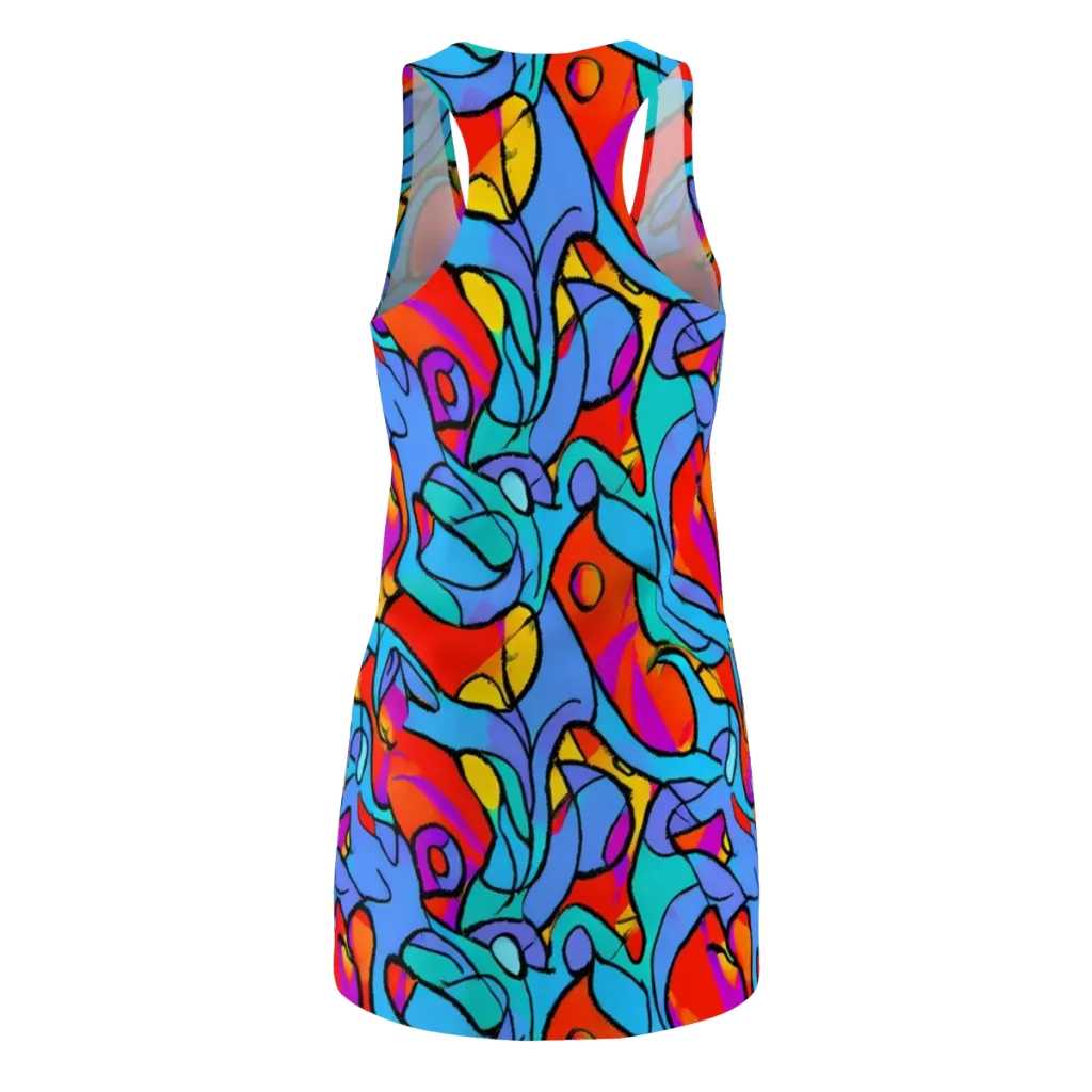 Prism Botanica on Racerback Dress — Back