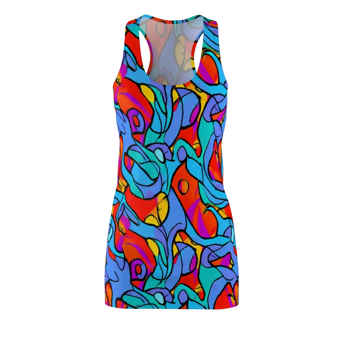 Prism Botanica on Racerback Dress — Front