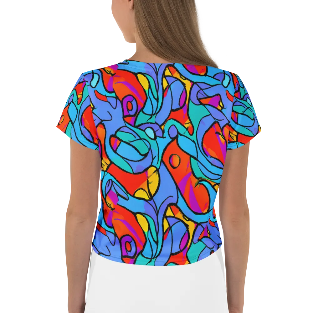 Prism Botanica on Crop Tee — Back