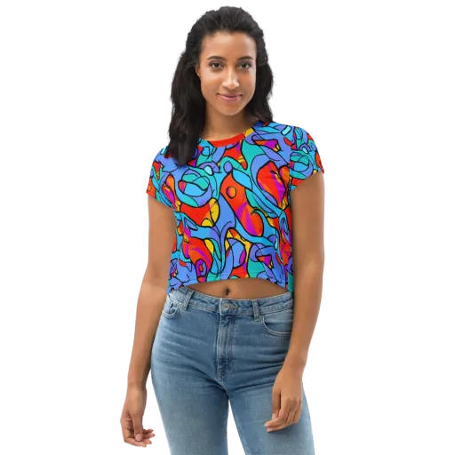 Prism Botanica on a Crop Tee