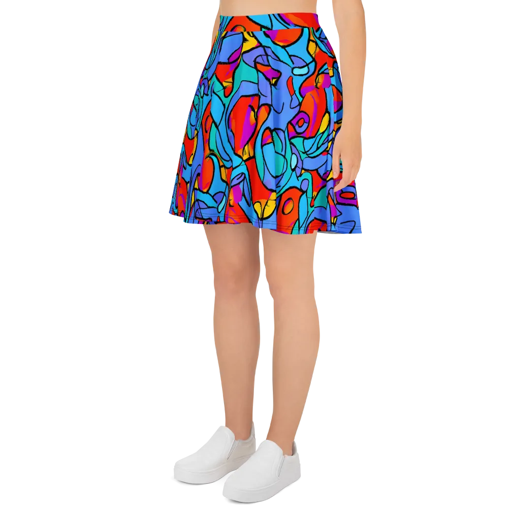 Prism Botanica on Skater Skirt — Left