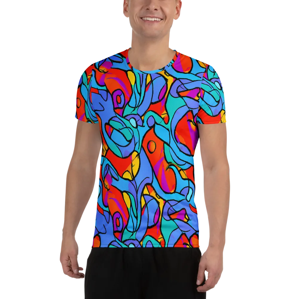 Prism Botanica on Men's Athletic T-Shirt — Front