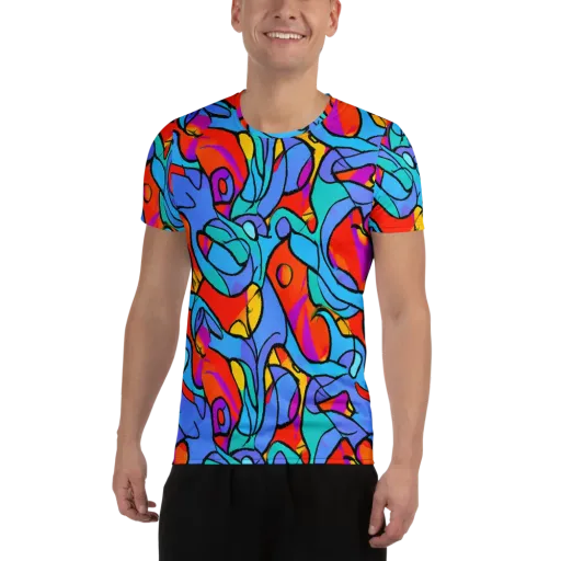 Prism Botanica on a Men's Athletic T-Shirt