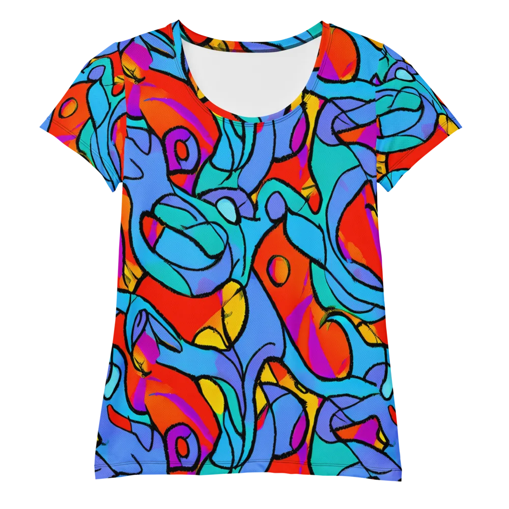 Prism Botanica on Women's Athletic T-Shirt — Front