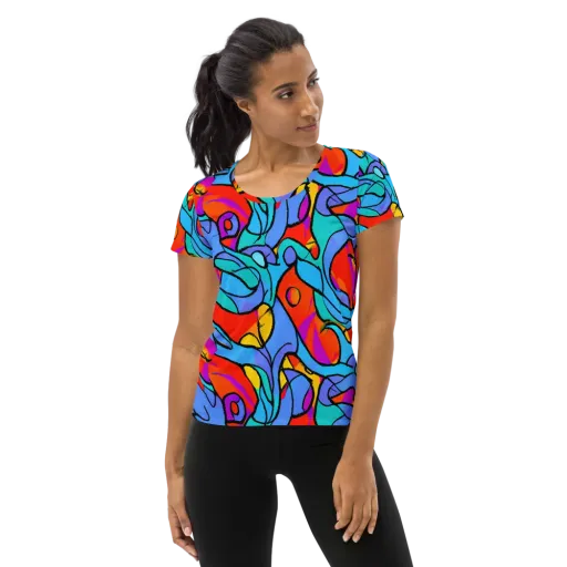 Prism Botanica on a Women's Athletic T-Shirt