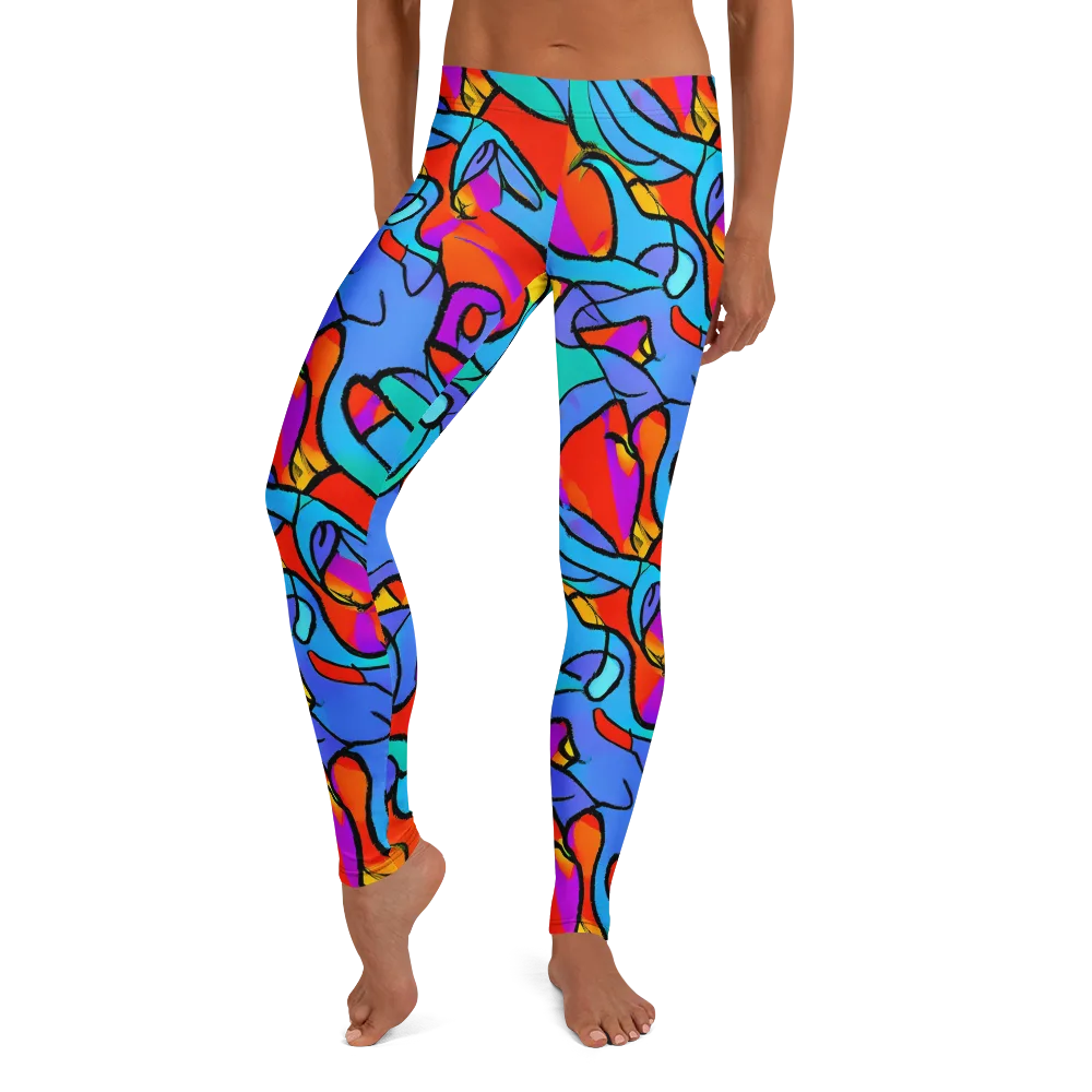 Prism Botanica on Leggings — Front
