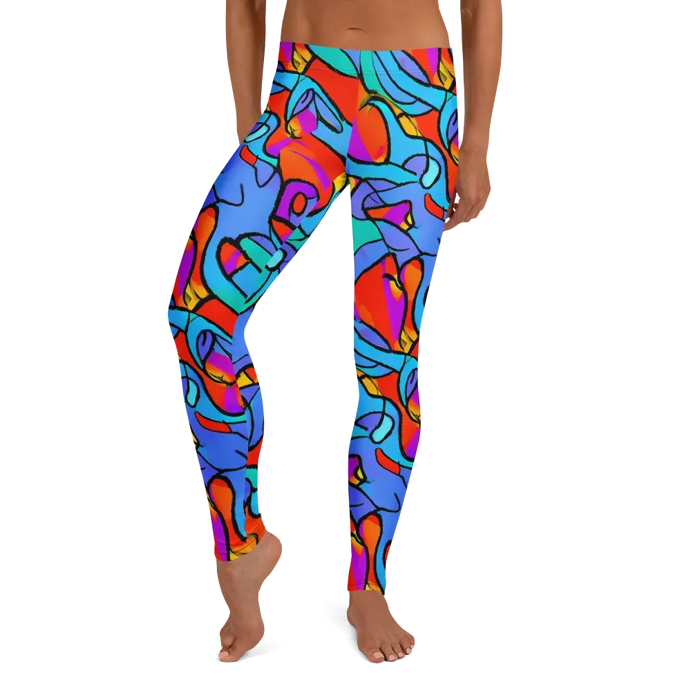 Prism Botanica on Leggings — Front