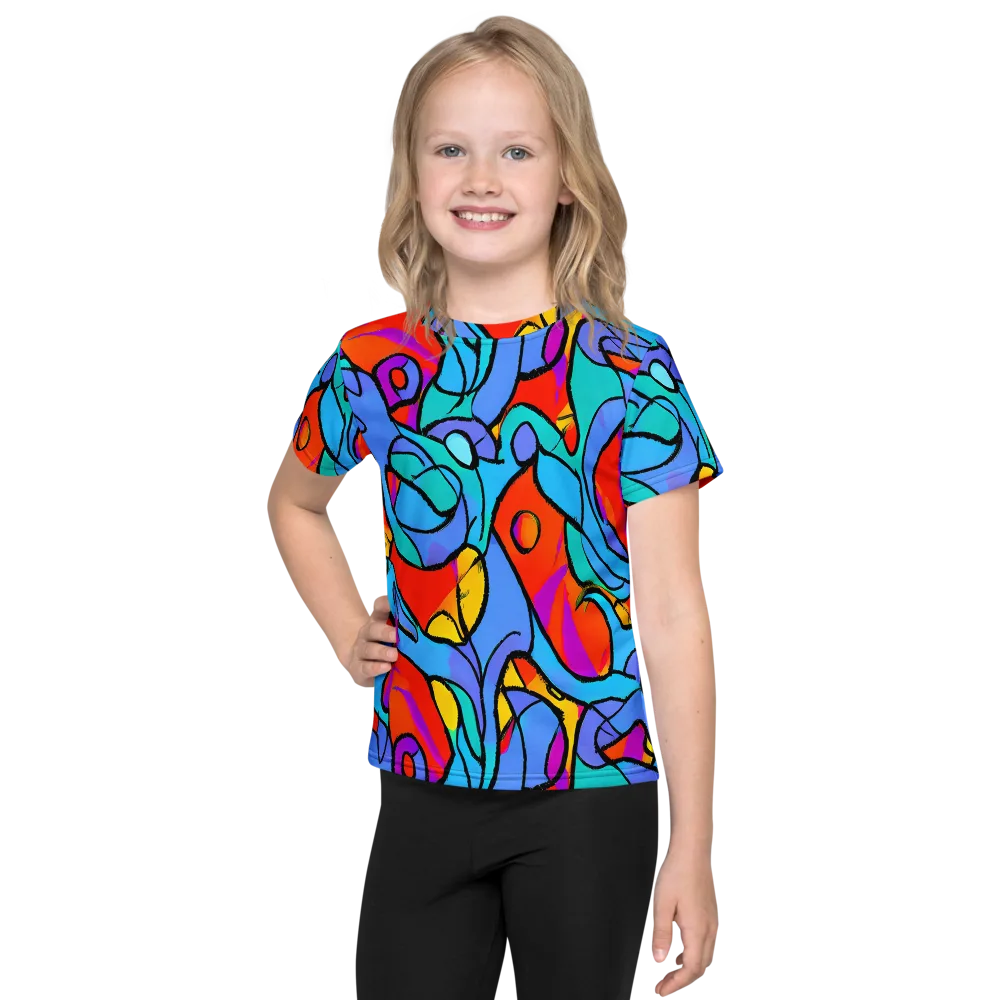 Prism Botanica on Kids Crew Neck T-Shirt — Front
