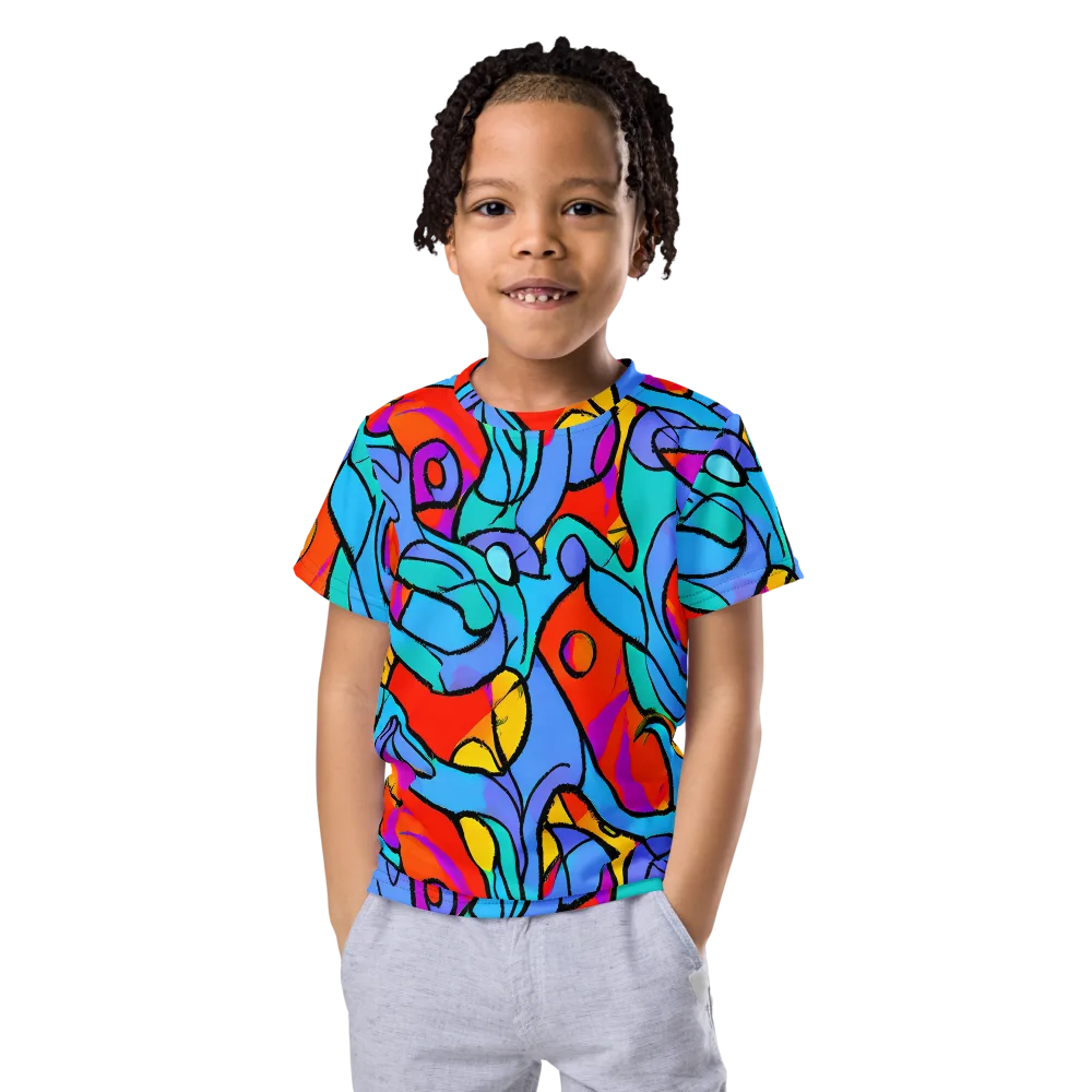 Prism Botanica on Kids Crew Neck T-Shirt — Front