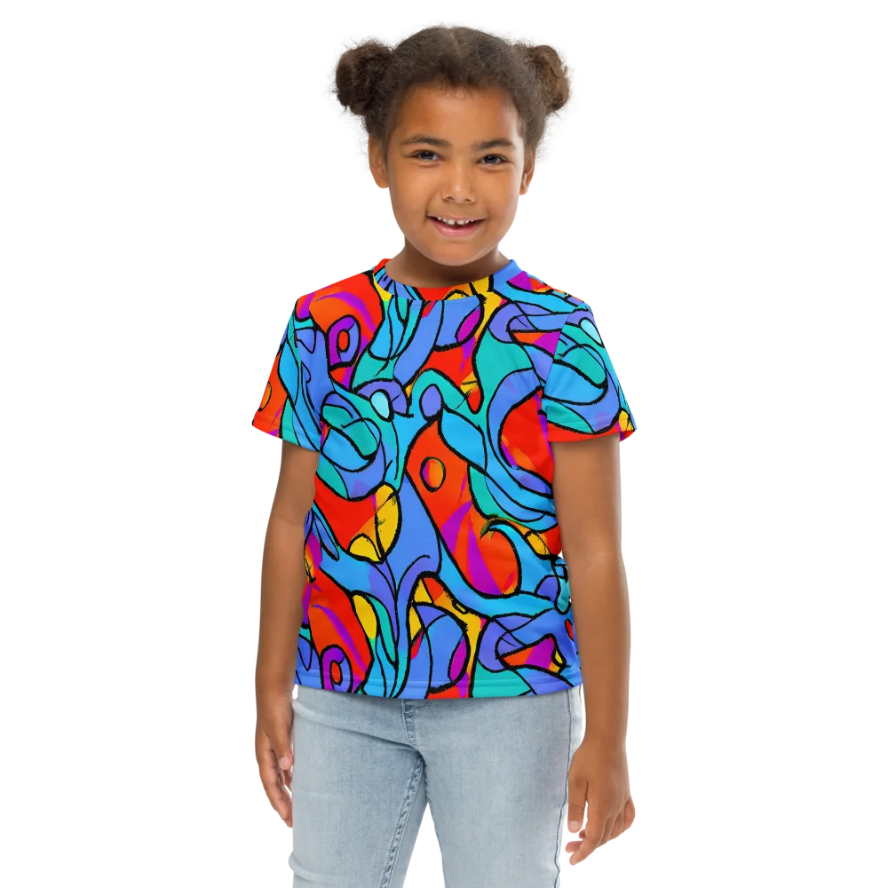 Prism Botanica on Kids Crew Neck T-Shirt — Front