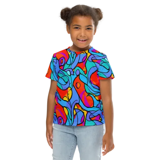 Prism Botanica on a Kids Crew Neck T-Shirt