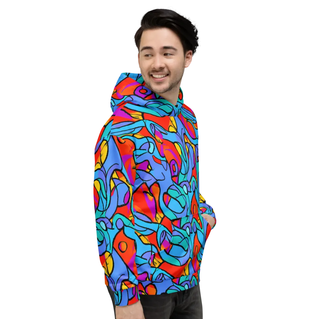 Prism Botanica on Hoodie — Right