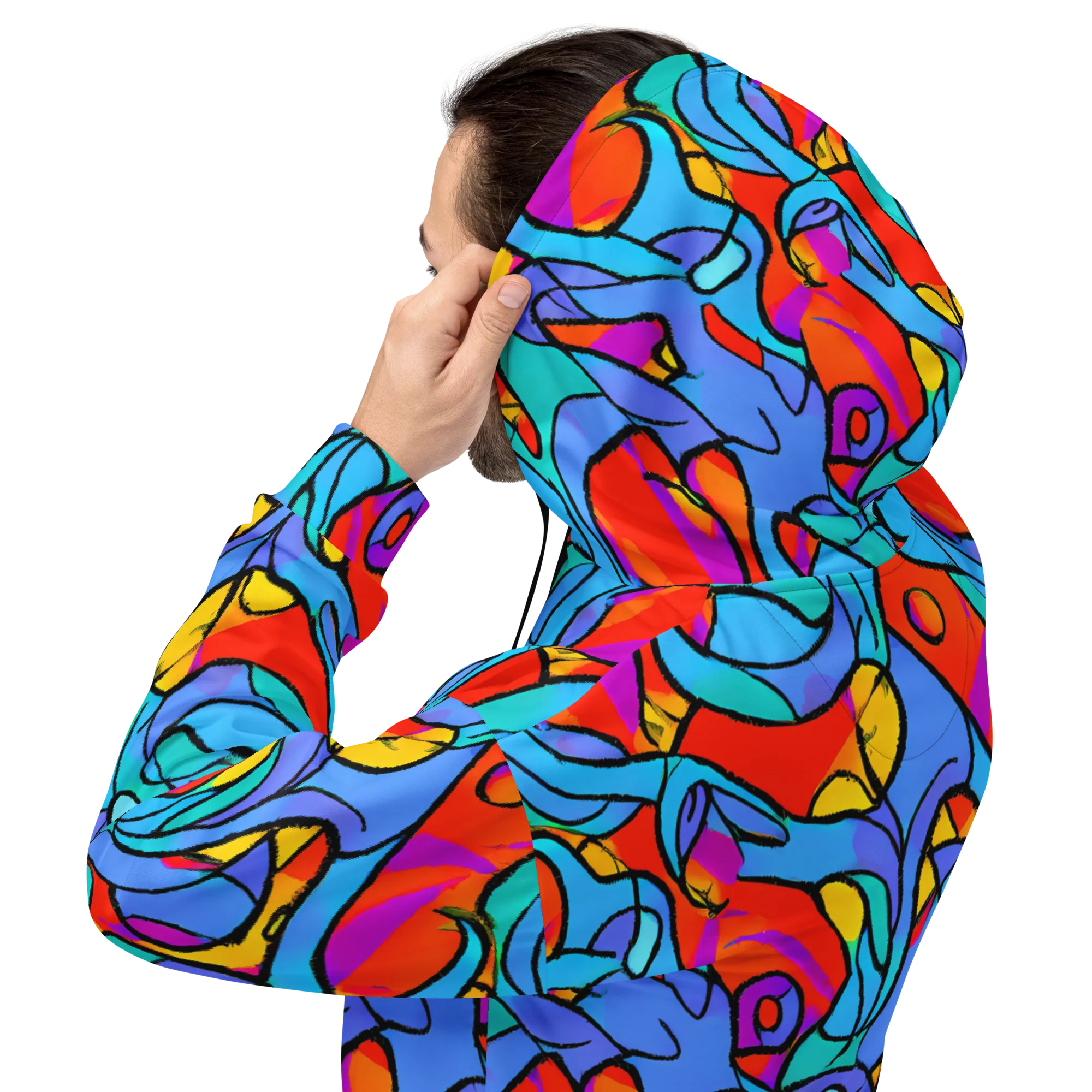 Prism Botanica on Hoodie — Back