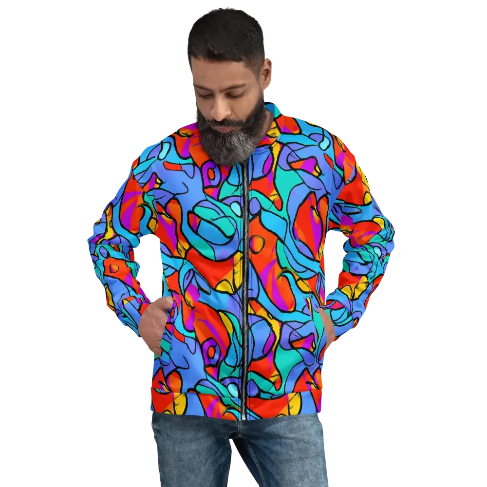 Prism Botanica on Bomber Jacket — Front
