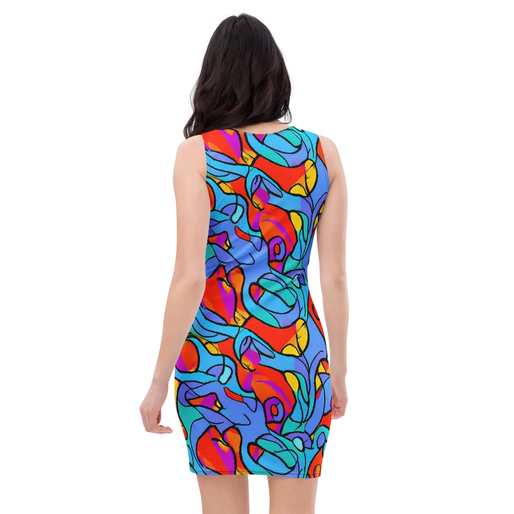 Prism Botanica on Bodycon Dress — Back