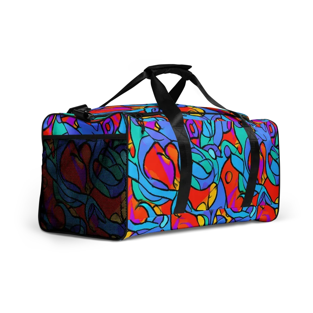 Prism Botanica on Duffle Bag — Right Front