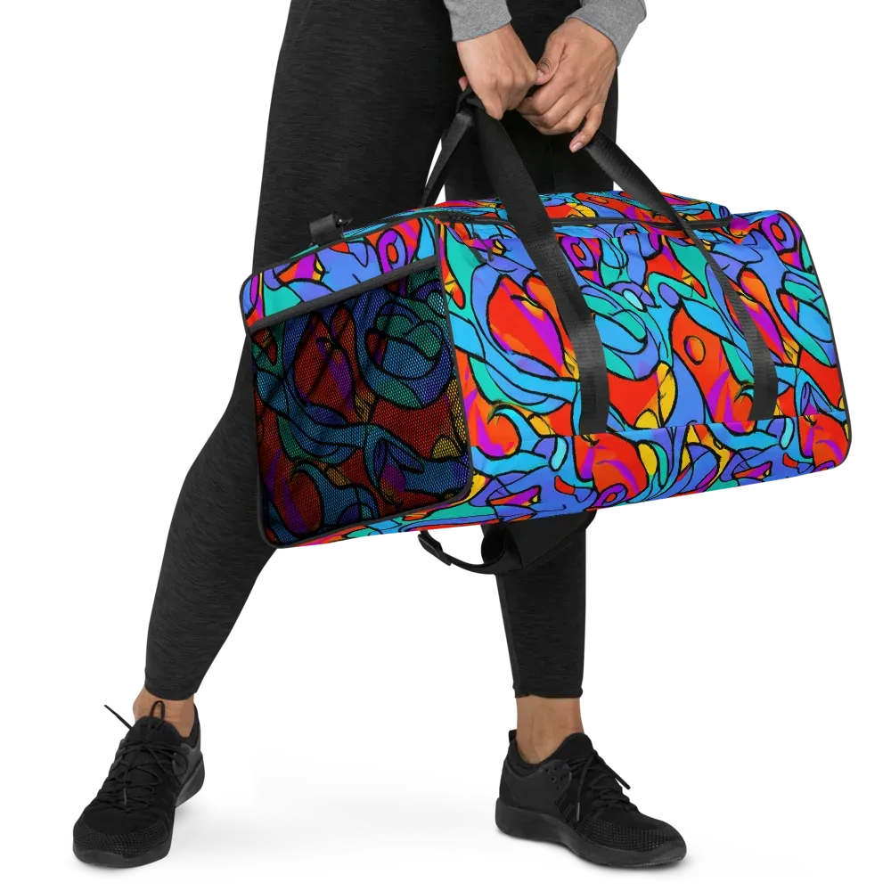 Prism Botanica on Duffle Bag — Right Front