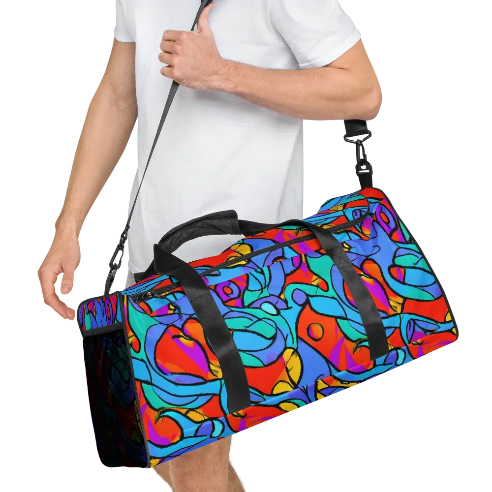 Prism Botanica on Duffle Bag — Right Front