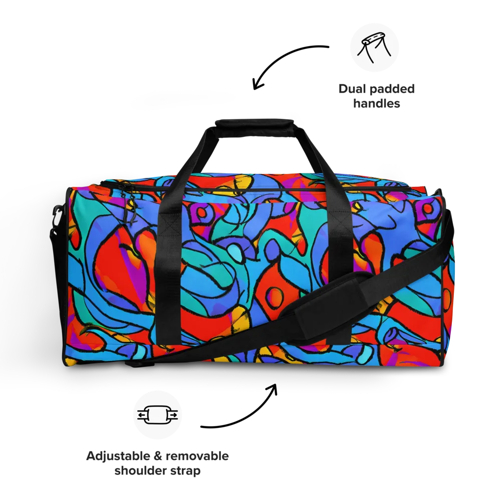 Prism Botanica on Duffle Bag — Front