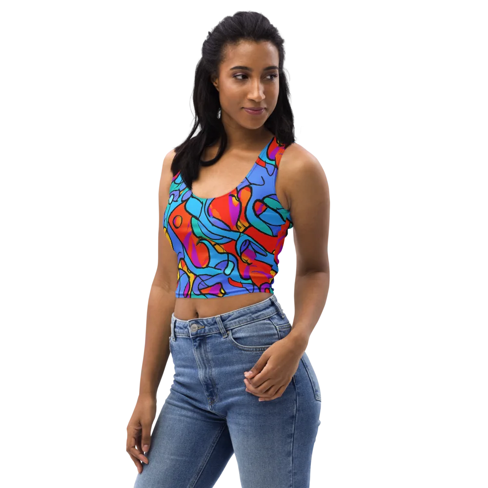 Prism Botanica on Crop Top — Left Front
