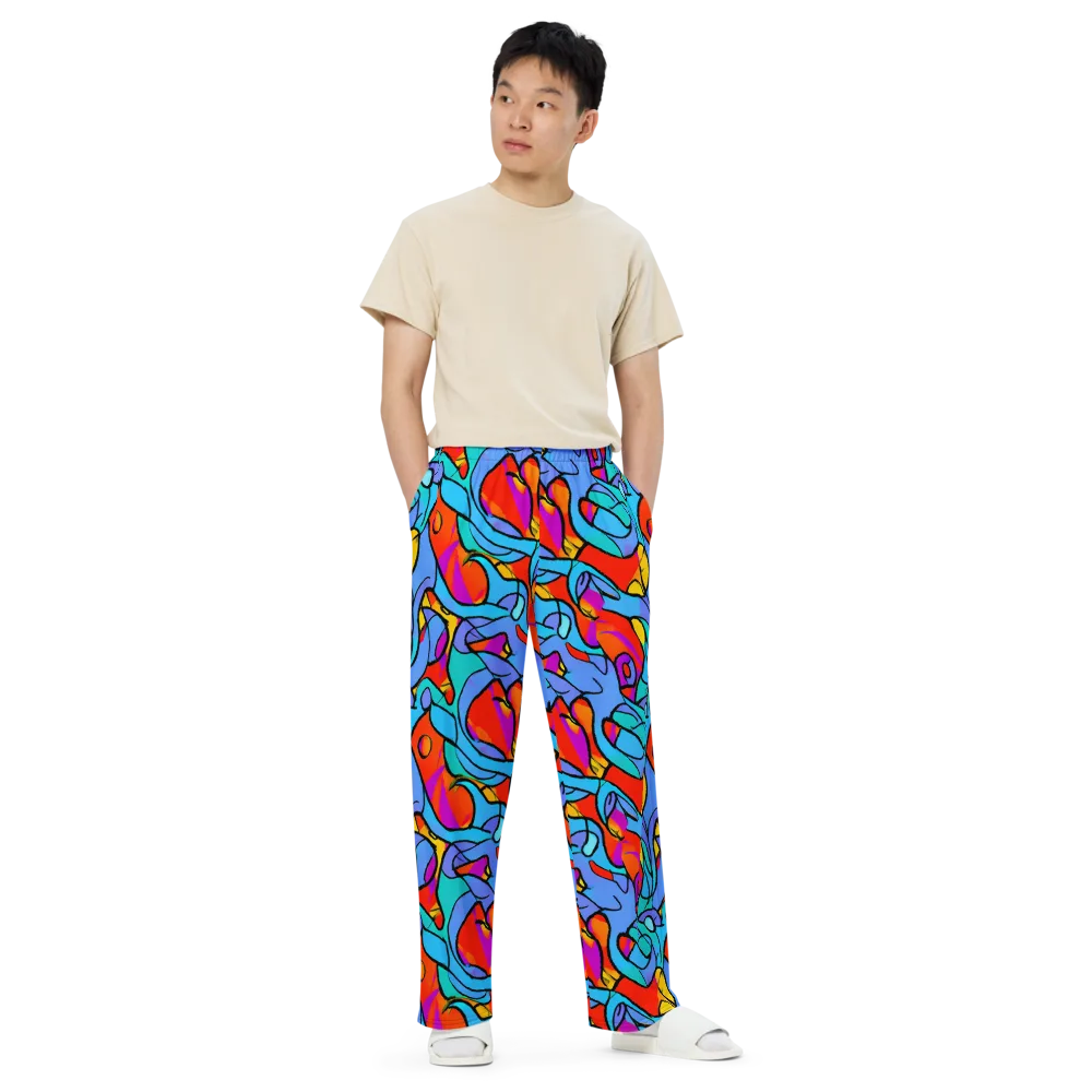 Prism Botanica on Wide-Leg Pants — Front