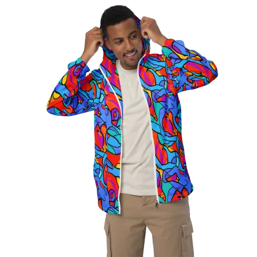 Prism Botanica on a Men's Windbreaker
