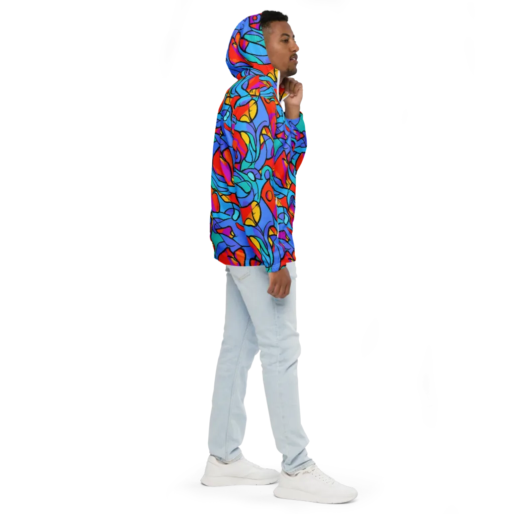 Prism Botanica on Men's Windbreaker — Right