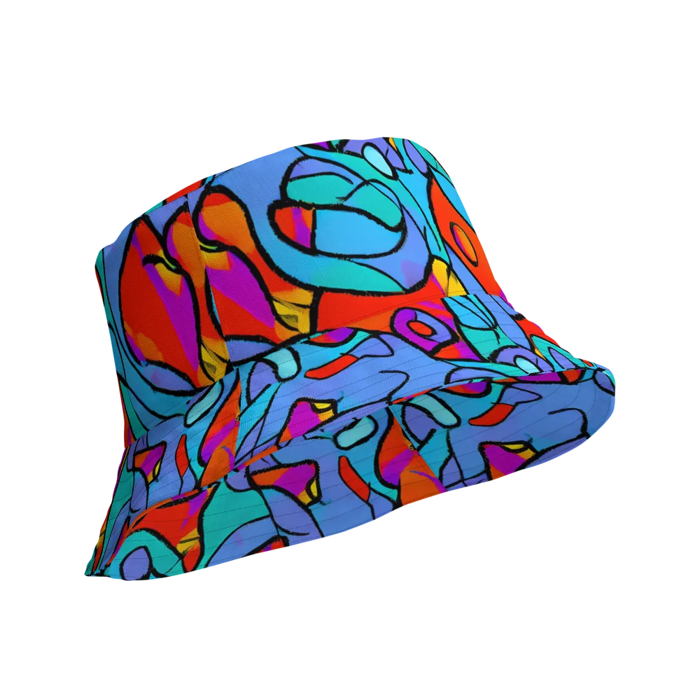 Prism Botanica on Reversible Bucket Hat — Product details Outside