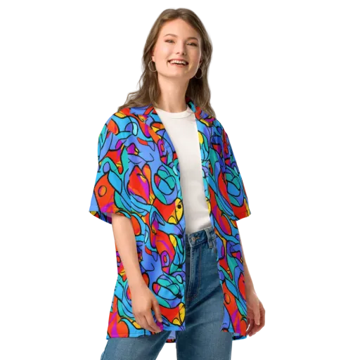 Prism Botanica on a Button Shirt