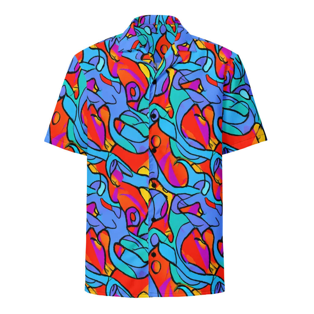 Prism Botanica on Button Shirt — Front