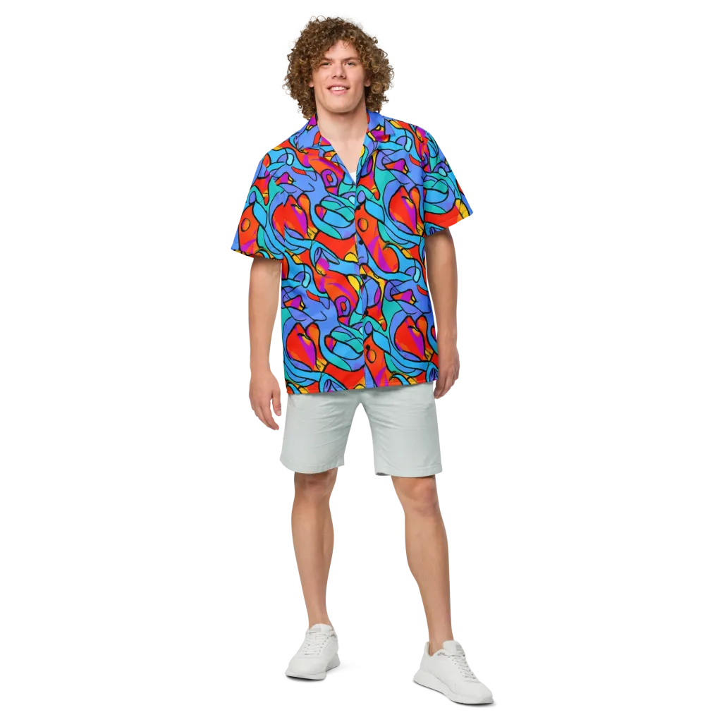 Prism Botanica on Button Shirt — Front
